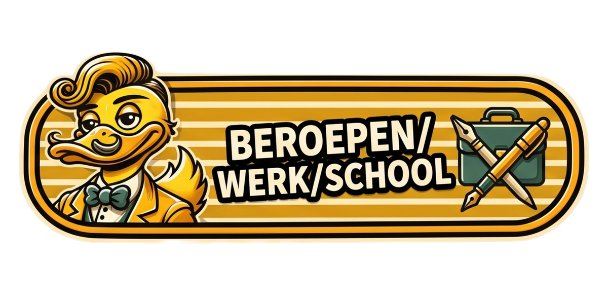 Cadeau voor Beroepen/ Werk/ School