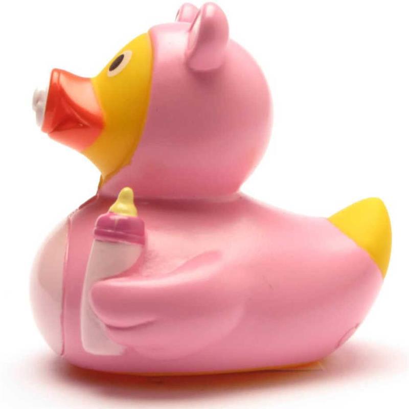 Badeend - Baby blue/pink