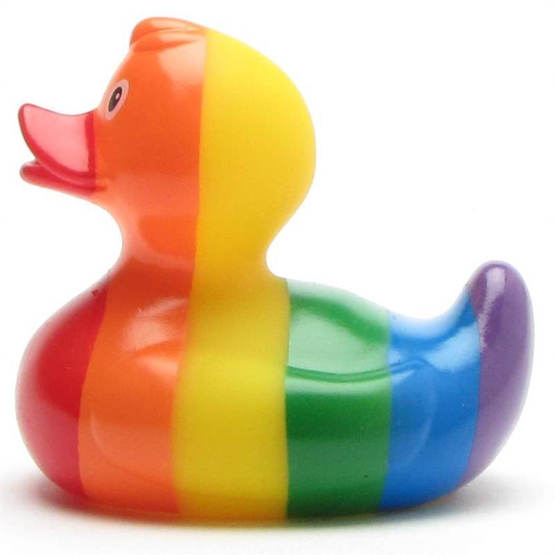 Badeend - Regenboog-LGBTQUACK+